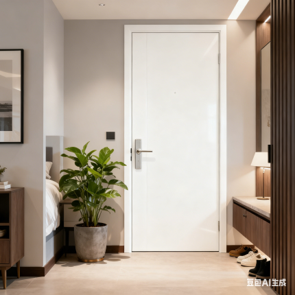 Wooden door frame